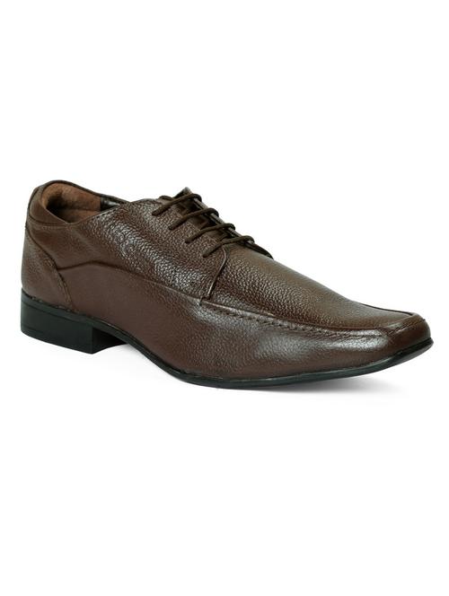 brown leather derbies - 12336673 - Standard Image - 1