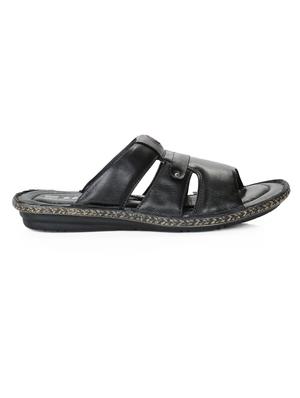 red chief black casual sandals - 12337658 - Standard Image - 2
