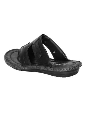 red chief black casual slippers - 12337664 - Standard Image - 3