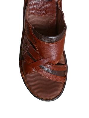 red chief tan casual slipper - 12337679 - Standard Image - 4