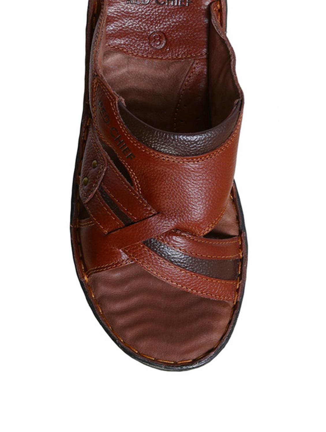 red chief tan casual slipper - 12337679 - Zoom Image - 4