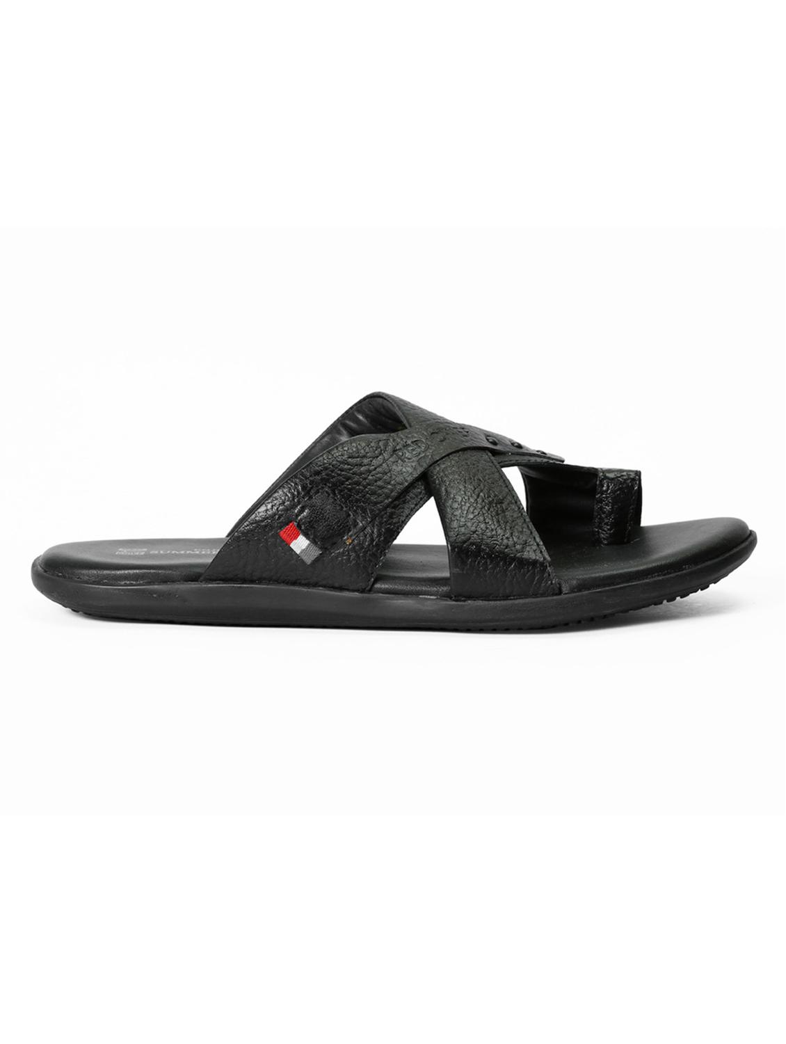 red chief black casual slippers - 12337685 - Zoom Image - 2
