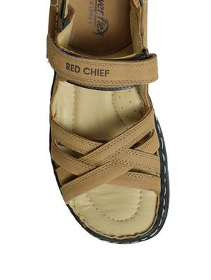 brown leather back strap floaters - 12337947 - Standard Image - 4