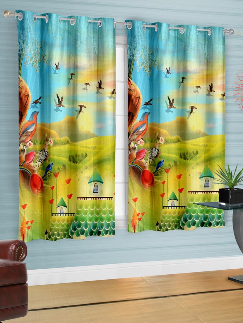 printed kids window curtain - 12339191 - Zoom Image - 1
