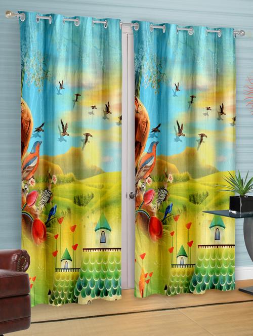 multi colored polyester curtain - 12339193 - Standard Image - 1