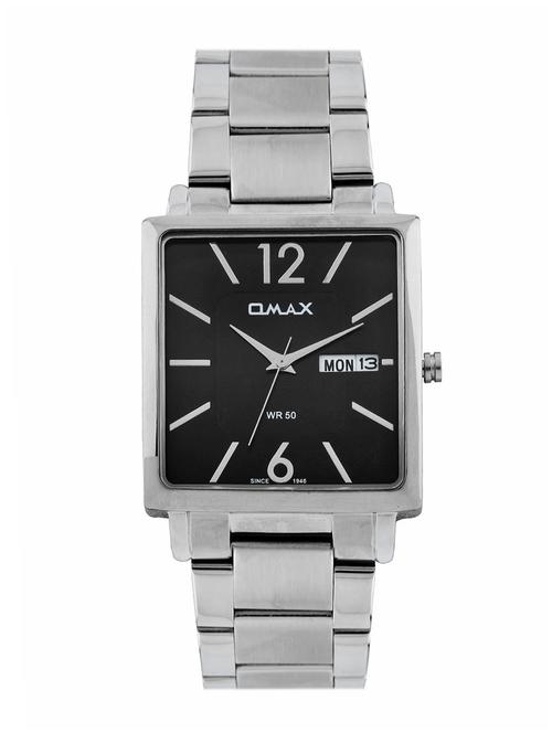 Omax Black Dial Men's Watch - SS389 - 12341558 - Standard Image - 1