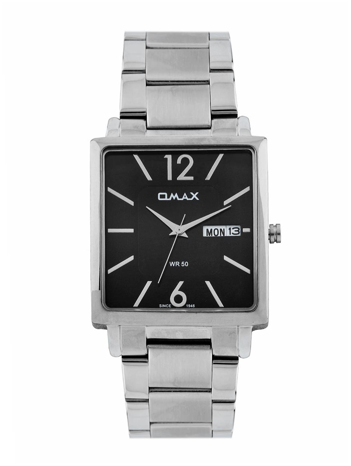 Omax Black Dial Men's Watch - SS389 - 12341558 - Zoom Image - 1
