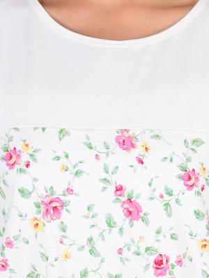 white cotton pyjama set - 12342535 - Standard Image - 4