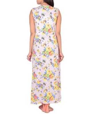 pink cotton nighty - 12342548 - Standard Image - 3