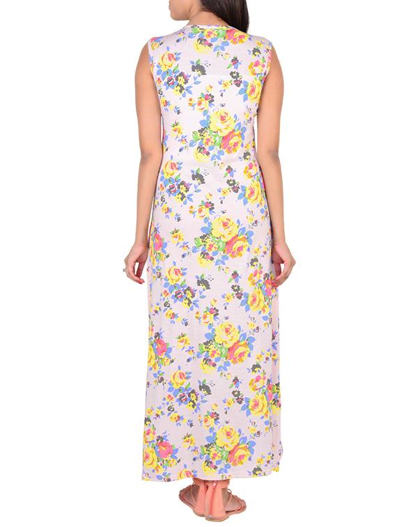 pink cotton nighty - 12342548 - Zoom Image - 3