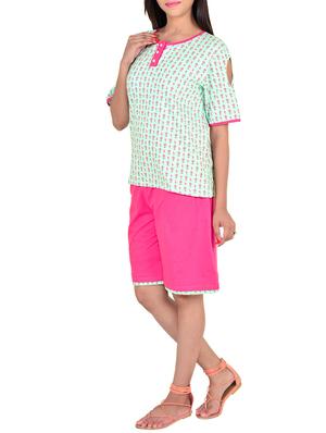floral t-shirt with shorts set - 12342642 - Standard Image - 2