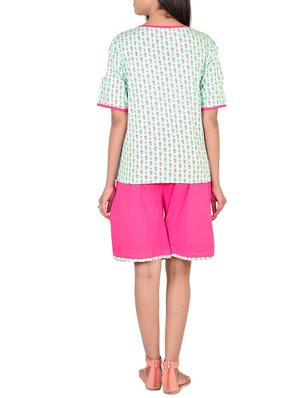 floral t-shirt with shorts set - 12342642 - Standard Image - 3