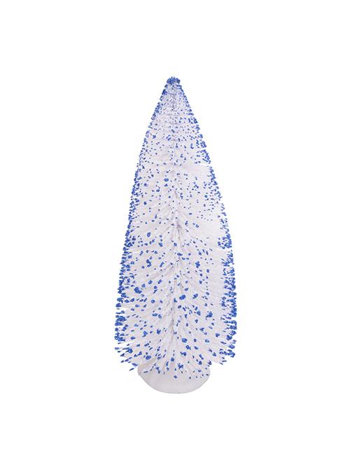 white & blue decorative christmas tree - 12343453 - Standard Image - 1