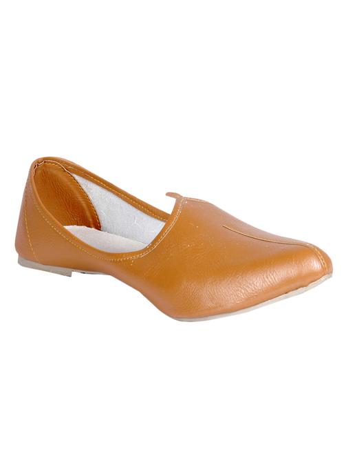 tan synthetic slip on jutis - 12347741 - Standard Image - 1