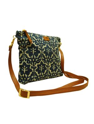 multi printed cotton sling bag - 12347785 - Standard Image - 5