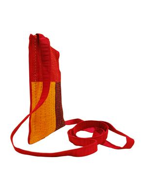 multi colored silk sling bag - 12347791 - Standard Image - 4