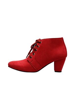 red ankle boot - 12348916 - Standard Image - 3