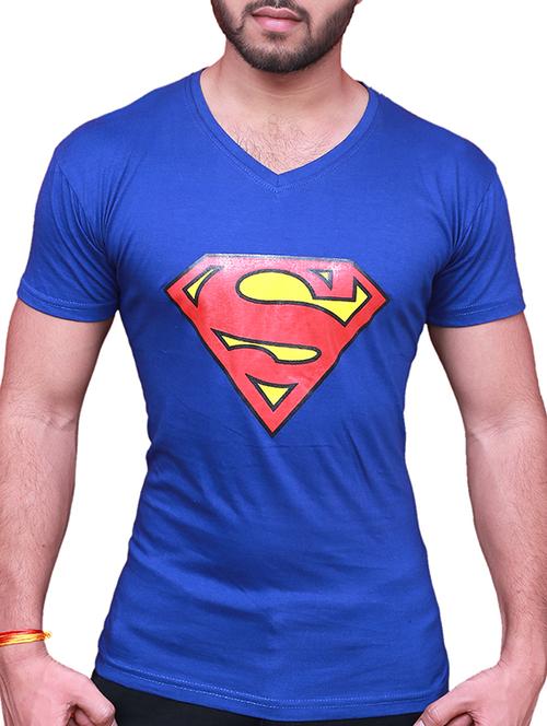 blue cotton tshirt - 12356443 - Very Small Image - 1