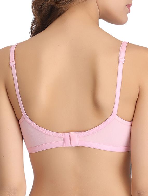bow patch solid bra - 12358086 - Zoom Image - 3