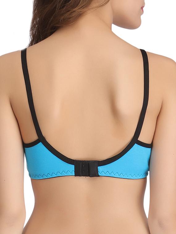 bow patch contrast detail bra - 12358090 - Zoom Image - 3