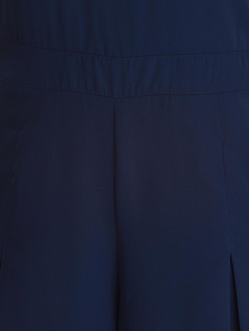 pocket detail plaeted jumpsuit - 12365082 - Zoom Image - 4