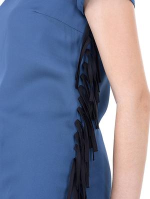 blue solid tunic - 12365653 - Standard Image - 4