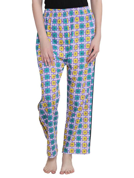 multi colored cotton pajama - 12365655 - Zoom Image - 1