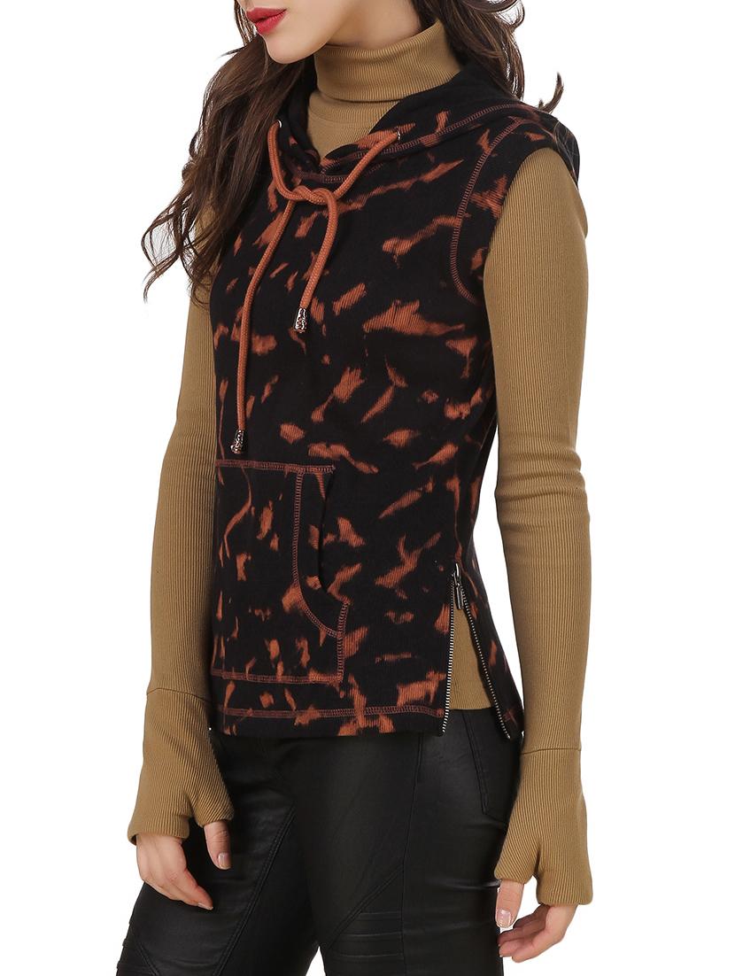 black cotton sweatshirt - 12369826 - Zoom Image - 2