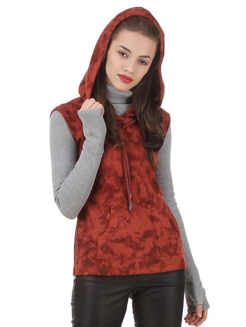 tie & dye hooded sweatshirt - 12369829 - Standard Image - 1