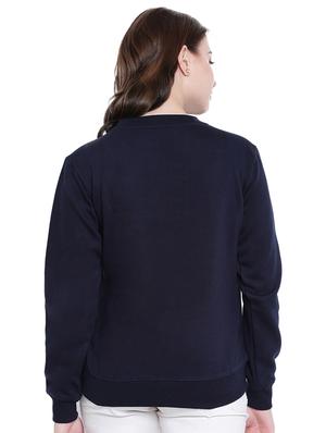 navy blue fleece sweatshirt - 12369832 - Standard Image - 4