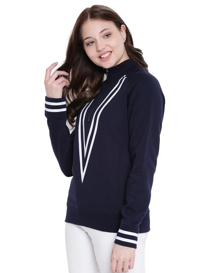 black fleece sweatshirt - 12369838 - Zoom Image - 2