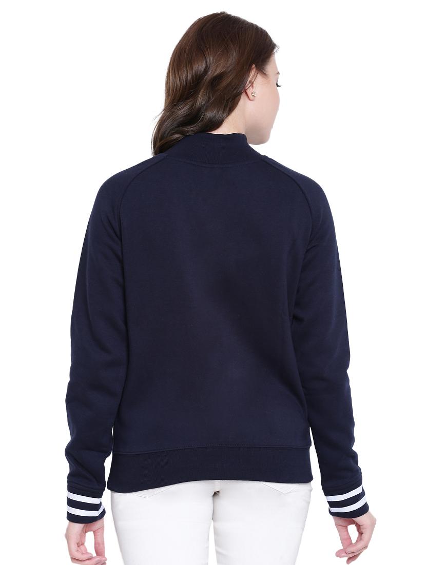 black fleece sweatshirt - 12369838 - Zoom Image - 4