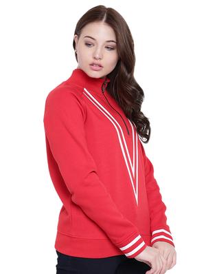 red fleece sweatshirt - 12369839 - Standard Image - 3