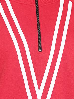 red fleece sweatshirt - 12369839 - Standard Image - 6