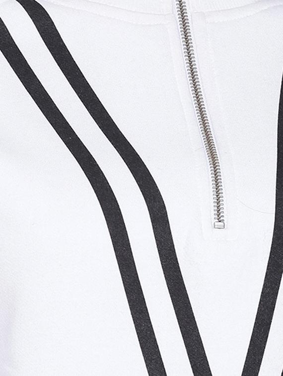 contrast striped turtle neck sweatshirt - 12369840 - Zoom Image - 6