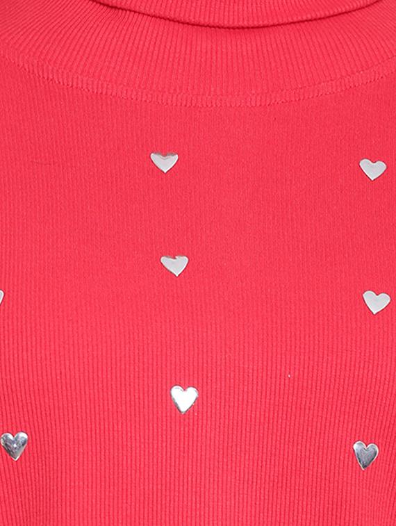 red cotton stylised sleeves sweatshirt - 12369846 - Zoom Image - 6