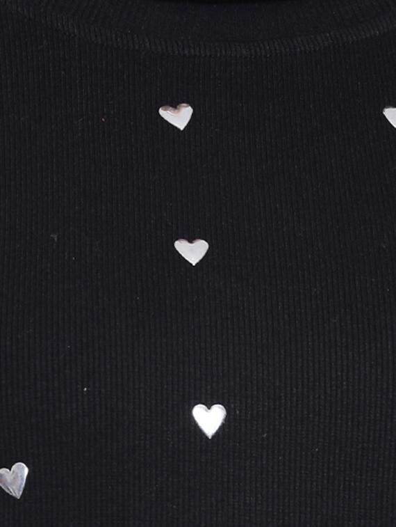 black cotton sweatshirt - 12369847 - Zoom Image - 6