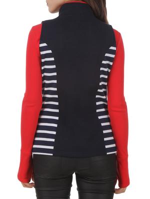 striped mock neck sweatshirt - 12369857 - Standard Image - 3