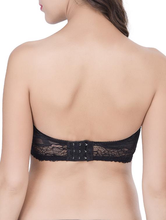 black laced tube bra - 12372248 - Zoom Image - 3