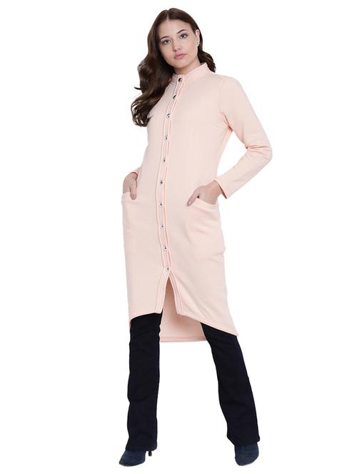 long sleeved high low long cardigan - 12375433 -  Standard Image - 0