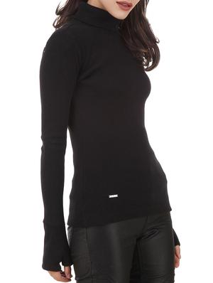 black cotton regular sweatshirt - 12375446 - Standard Image - 2