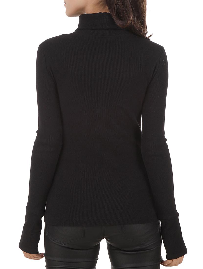 black cotton regular sweatshirt - 12375446 - Zoom Image - 3