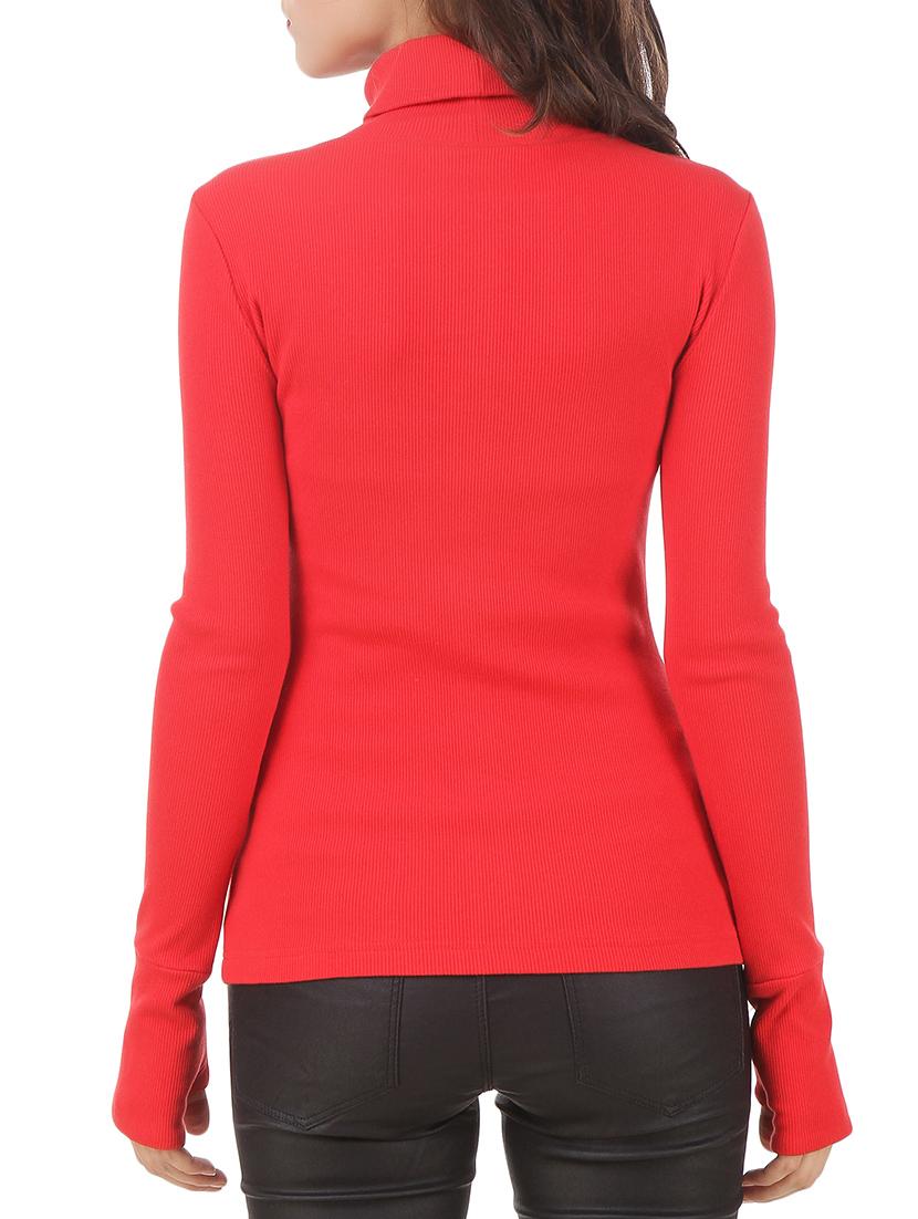 turtle neck solid top - 12375447 - Zoom Image - 3