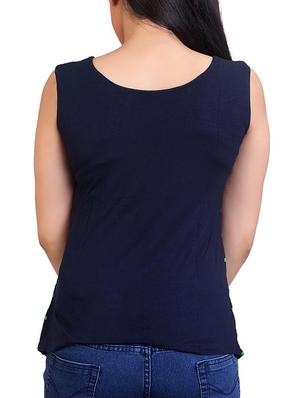 bow detail striped top - 12375846 - Standard Image - 3