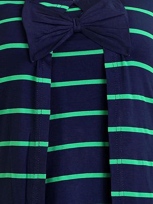 bow detail striped top - 12375846 - Standard Image - 4