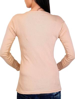 beige cotton top - 12375922 - Standard Image - 3
