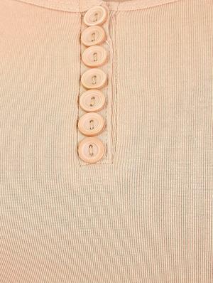 beige cotton top - 12375922 - Standard Image - 4