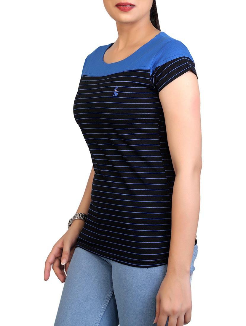 navy blue hosery top - 12376017 - Zoom Image - 2