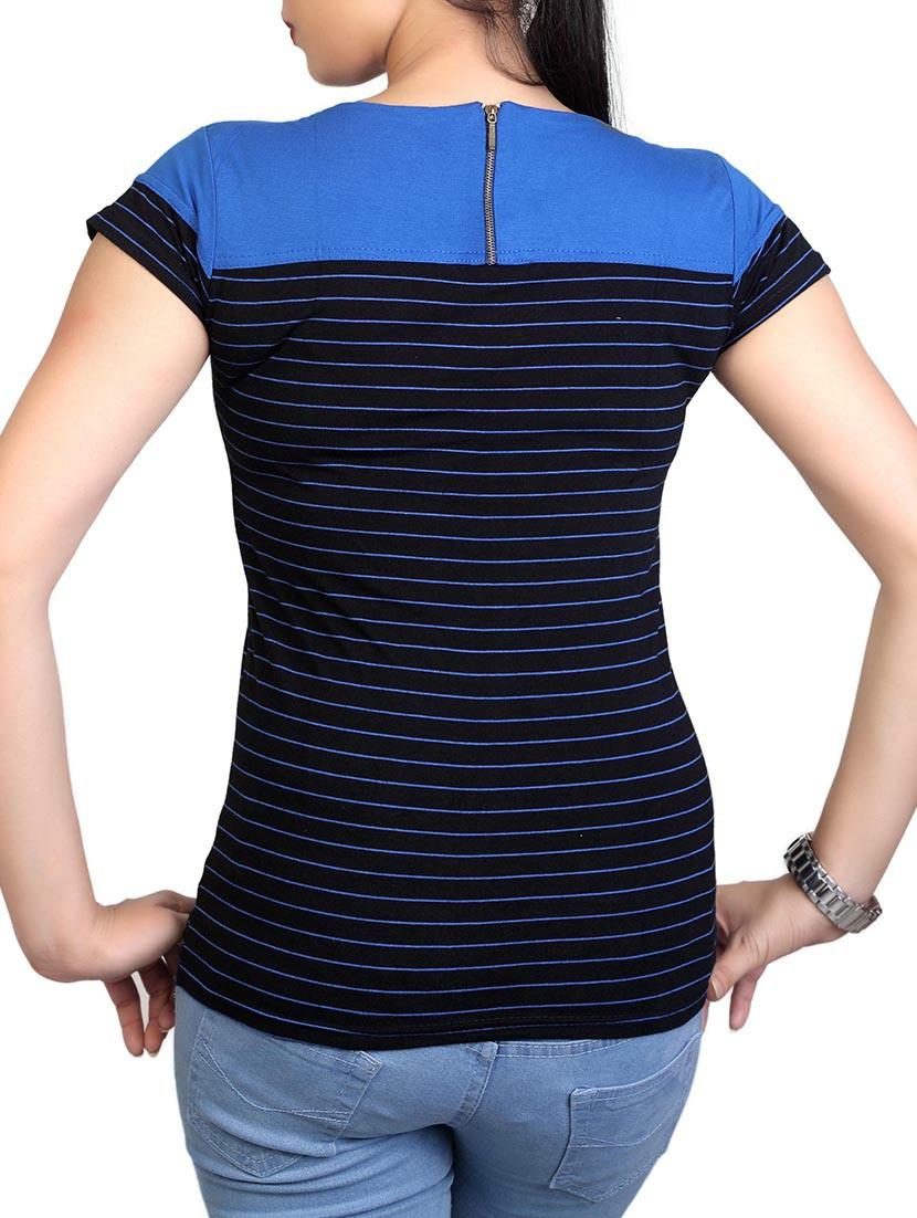 navy blue hosery top - 12376017 - Zoom Image - 3