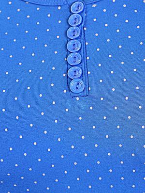 blue viscose top - 12376179 - Standard Image - 4